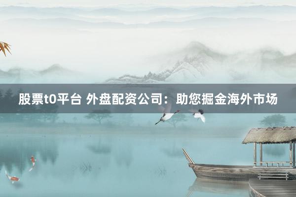 股票t0平台 外盘配资公司：助您掘金海外市场
