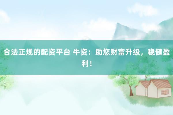 合法正规的配资平台 牛资:助您财富升级,稳健盈利!