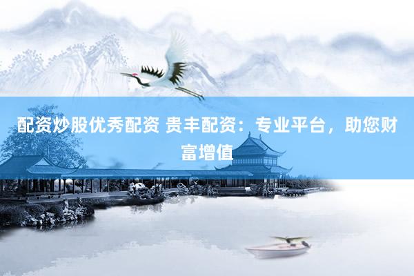 配资炒股优秀配资 贵丰配资：专业平台，助您财富增值