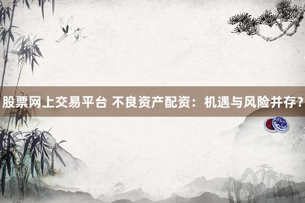 股票网上交易平台 不良资产配资：机遇与风险并存？